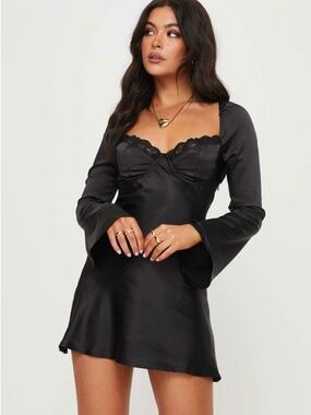 Black Princess Polly Dress